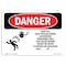 Signmission Safety Sign, OSHA Danger, 7" Height, 10" Width, Keep Out High Voltage, Landscape OS-DS-D-710-L-1925 - alternate 1